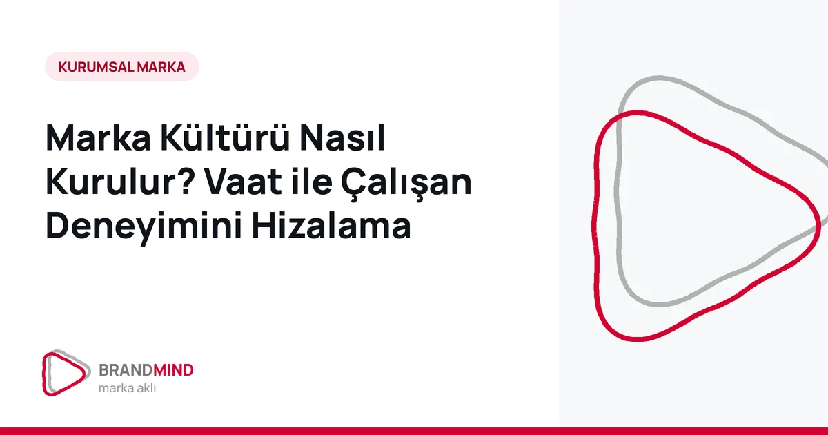 Marka Kültürü Nasıl Kurulur? Vaat ile Çalışan Deneyimini Hizalama